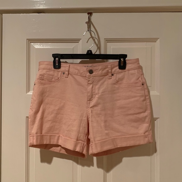 EUC Apt 9 Essentials Shorts, Stretch Denim, Peach - Picture 1 of 7